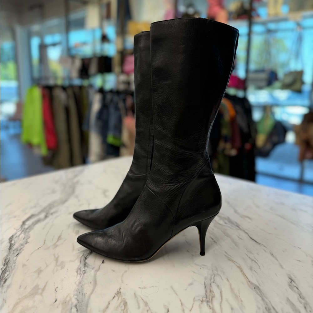 Vintage Jimmy Choo Leather Boots Size 39.5